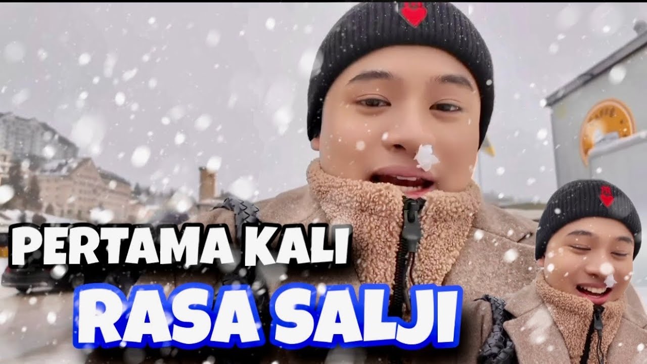 PERTAMA KALI MAIN SALJI🥶 HIDUNG BERDAR4H 😢 