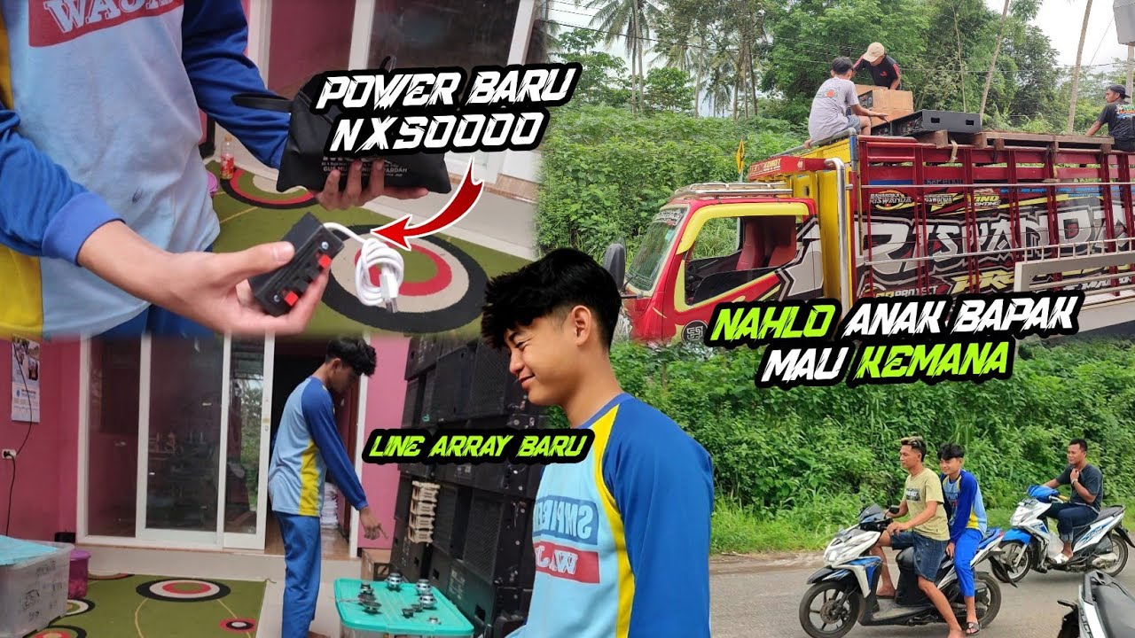 Ternyata Dika JR punya Line array baru🔥Dan Power NX50000😂Penuh kejutan ini