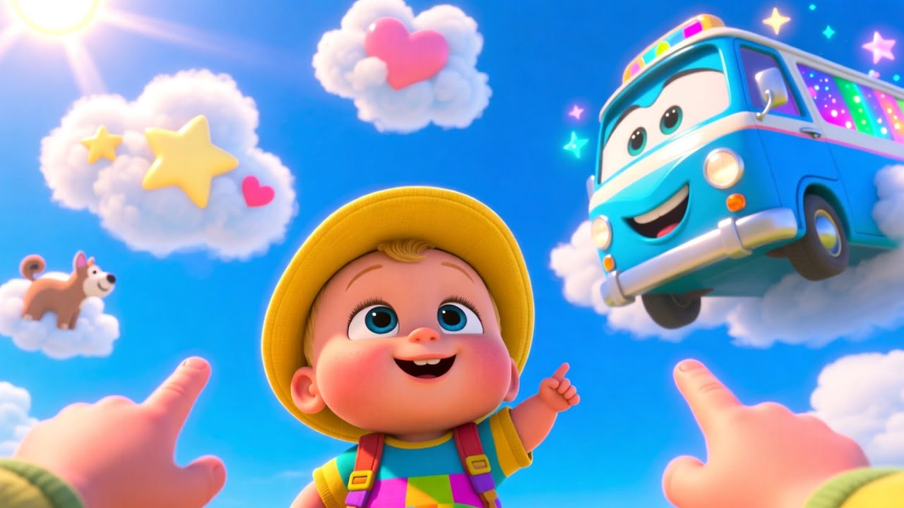 Learn with Sky Van Zoom | Fun Learning Song for Kids | Educational Adventure Rhyme