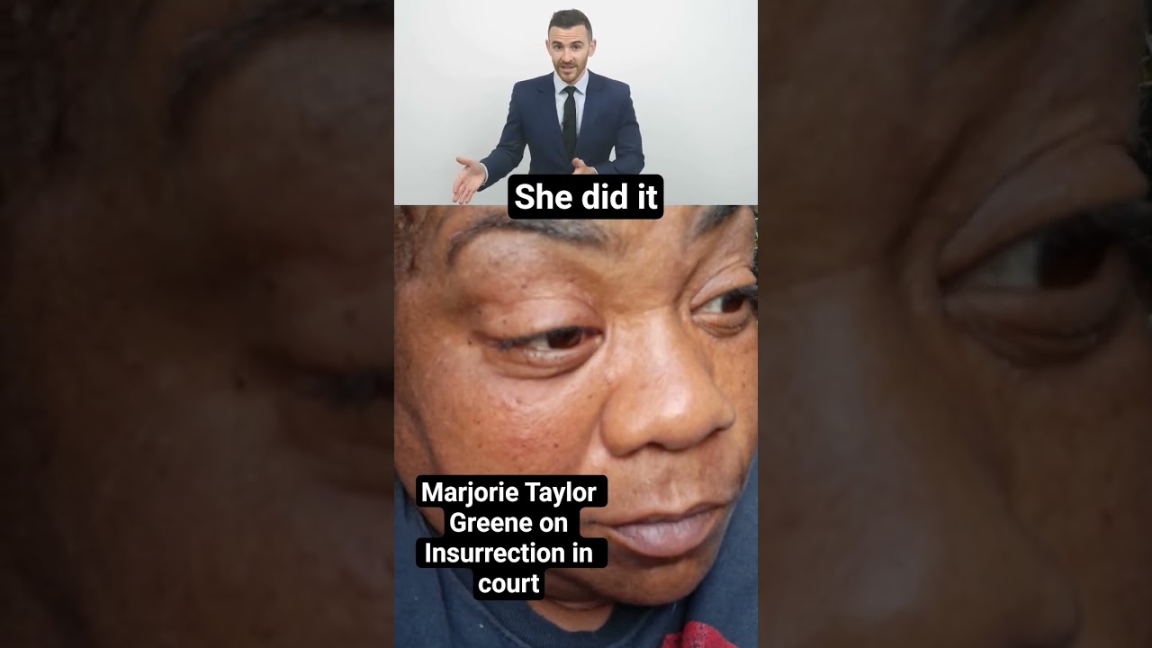 Marjorie Taylor Greene on trial for insurrection #congress #marjorietaylorgreene #insurrection