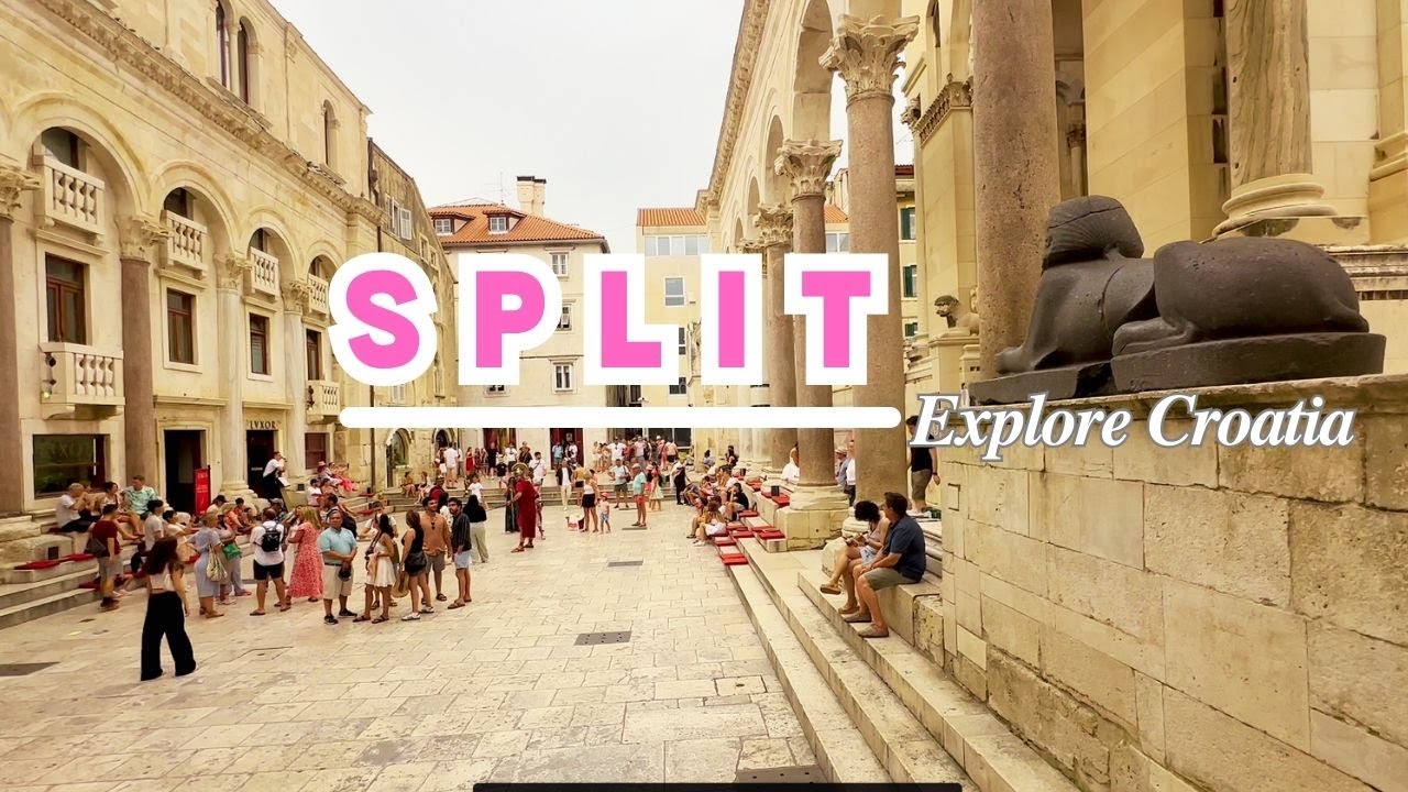 CROATIA📍Split Ep 9 DIOCLETIAN PALACE | GAMEofTHRONES |Peristyle | SPHINX | Vestibule |Cellars |Riva