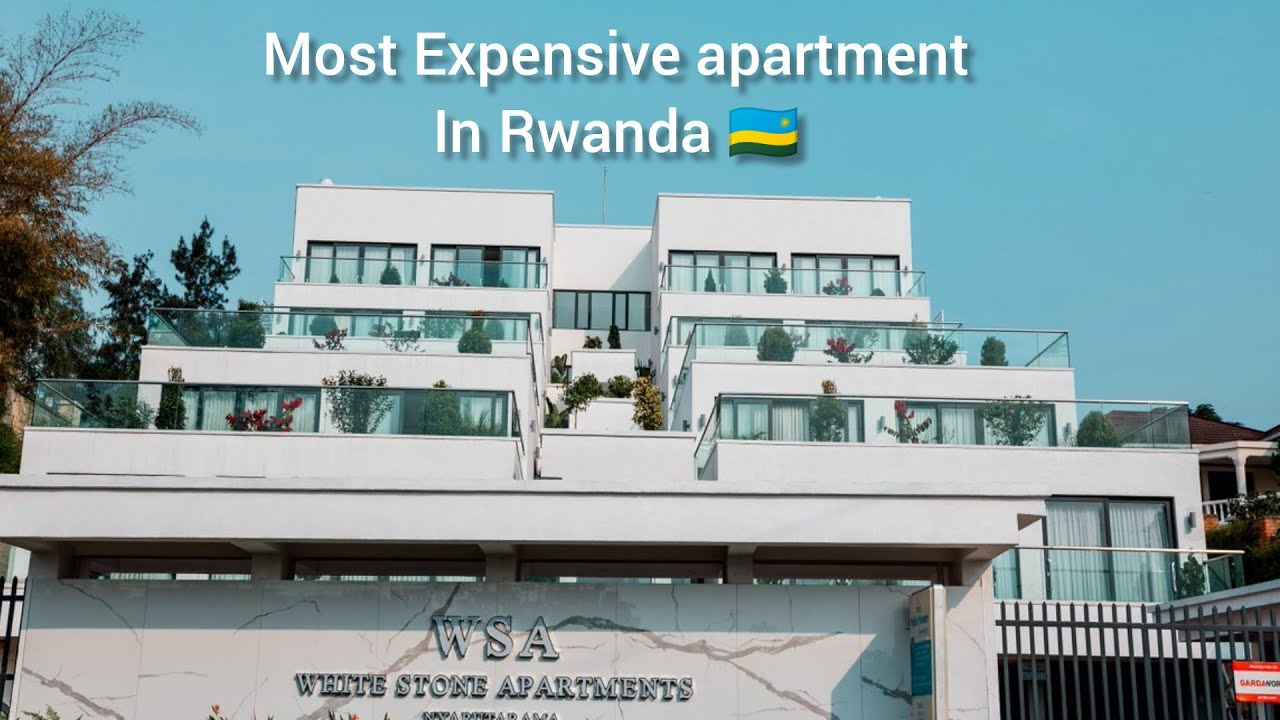 ("WHITESTONE APARTMENT") MOST BEAUTIFUL EXPENSIVE APARTMENT IN RWANDA🇷🇼