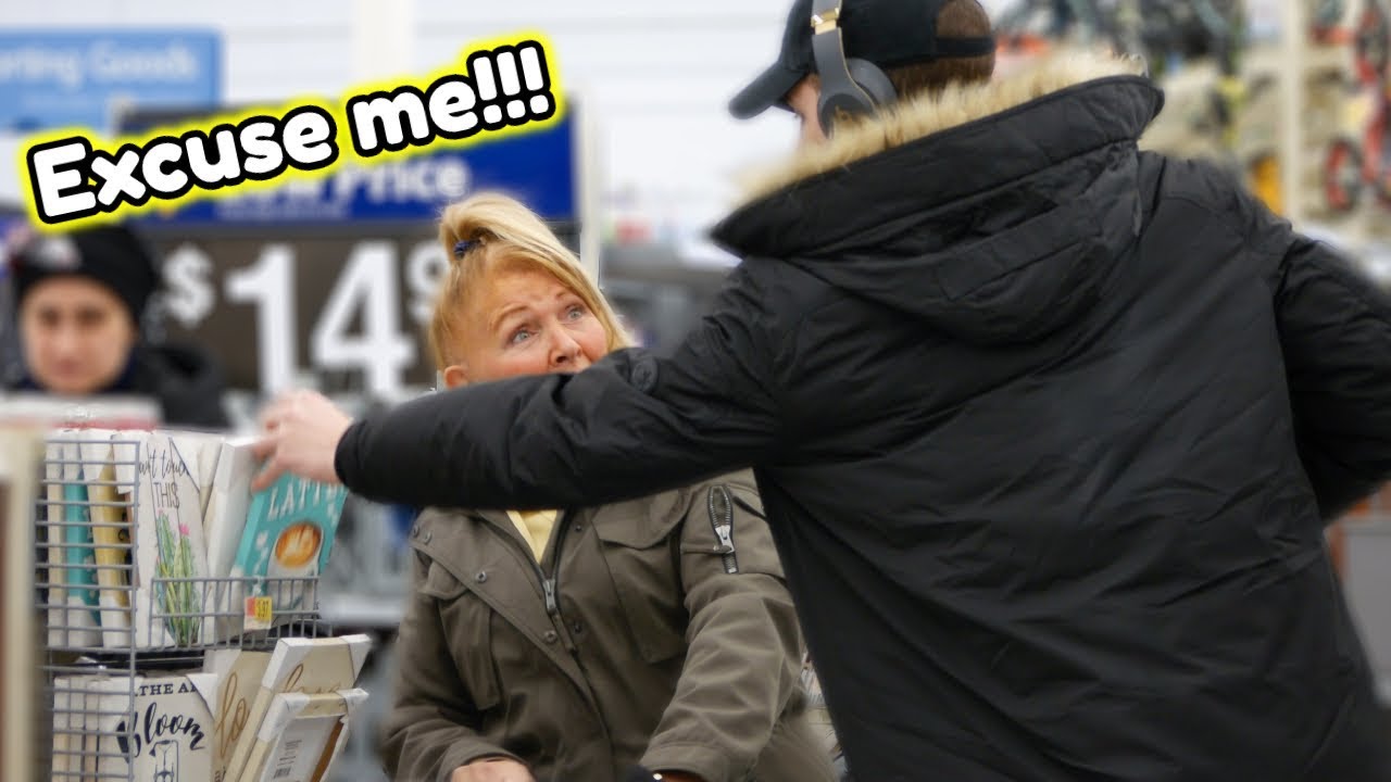 Invading People's Space Prank