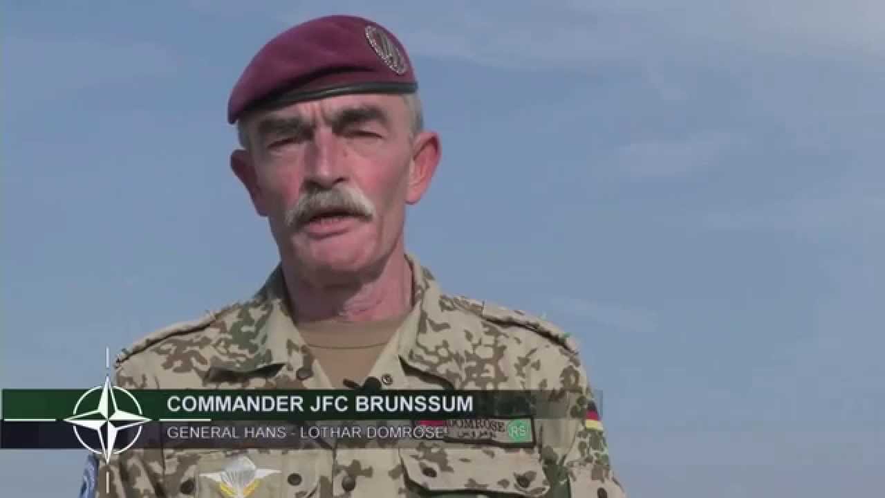 Генерал Ханс-Лотар Домрёзе, статья о начале операции Trident Juncture