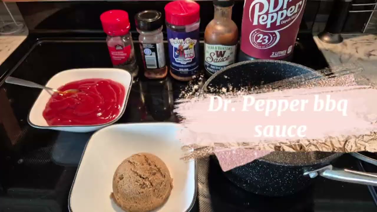 Dr. Pepper BBQ sauce