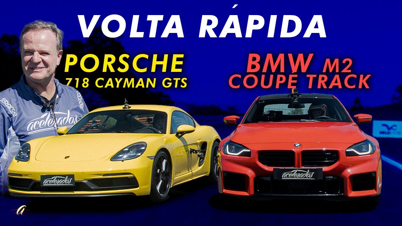 NOVO BMW M2 É MAIS RÁPIDO QUE M3 NA VOLTA RÁPIDA? Esportivo de 460 CV encara o Porsche Cayman GTS