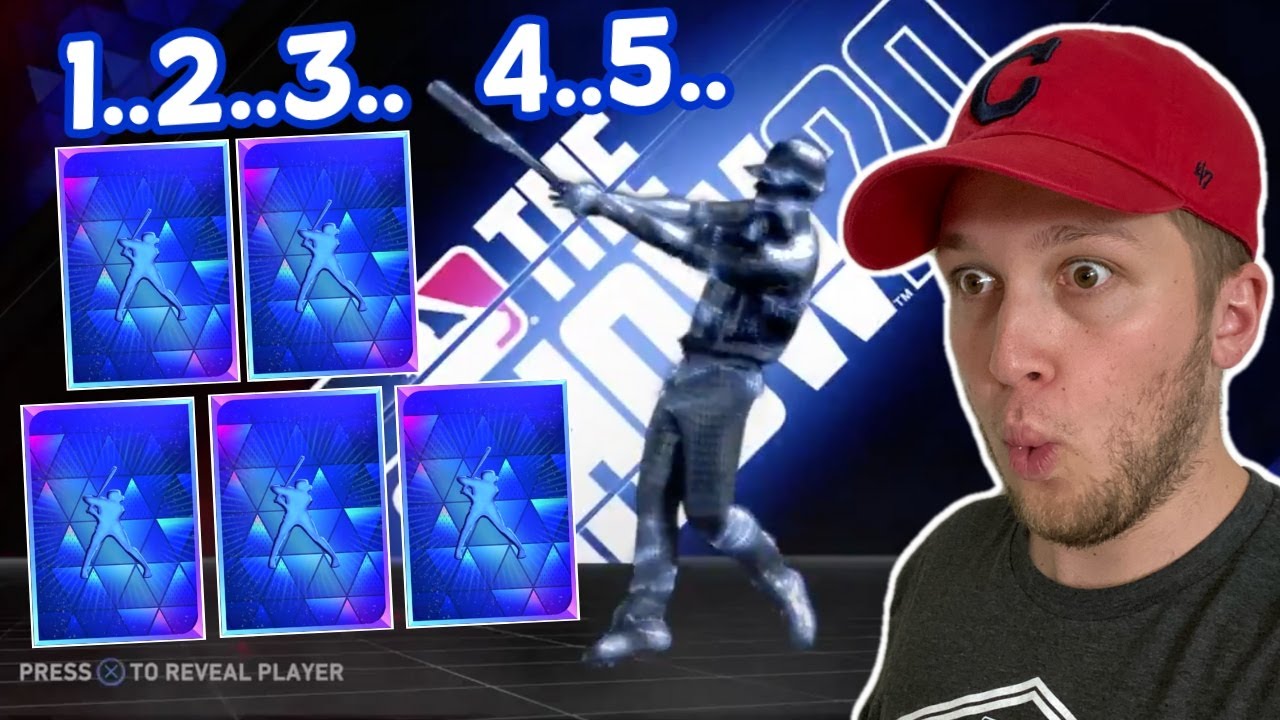Я вытащил НЕСКОЛЬКО АЛМАЗОВ в одном открытии пачки.. (MLB THE SHOW 20)