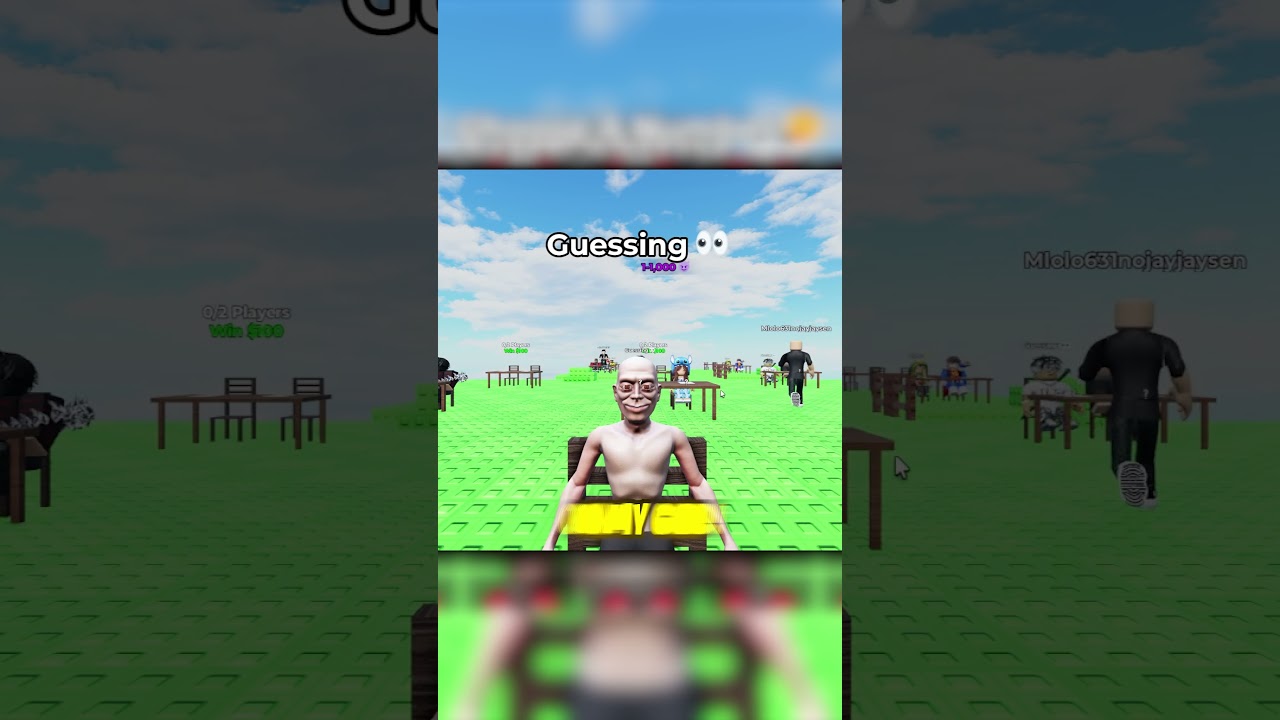 Мы попробовали вирусную игру &laquo;Угадай число&raquo;&hellip; 😳 #шорты #roblox