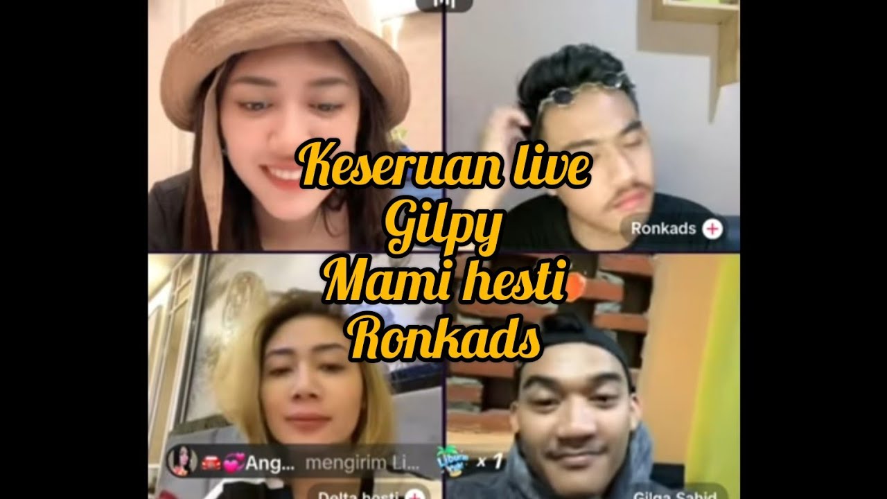 LIVE HAPPY ASMARA GILGA SAHID MAMI HESTI RONKADS, WAJIB NONTON !!! janji gak senyum sendiri😂😍