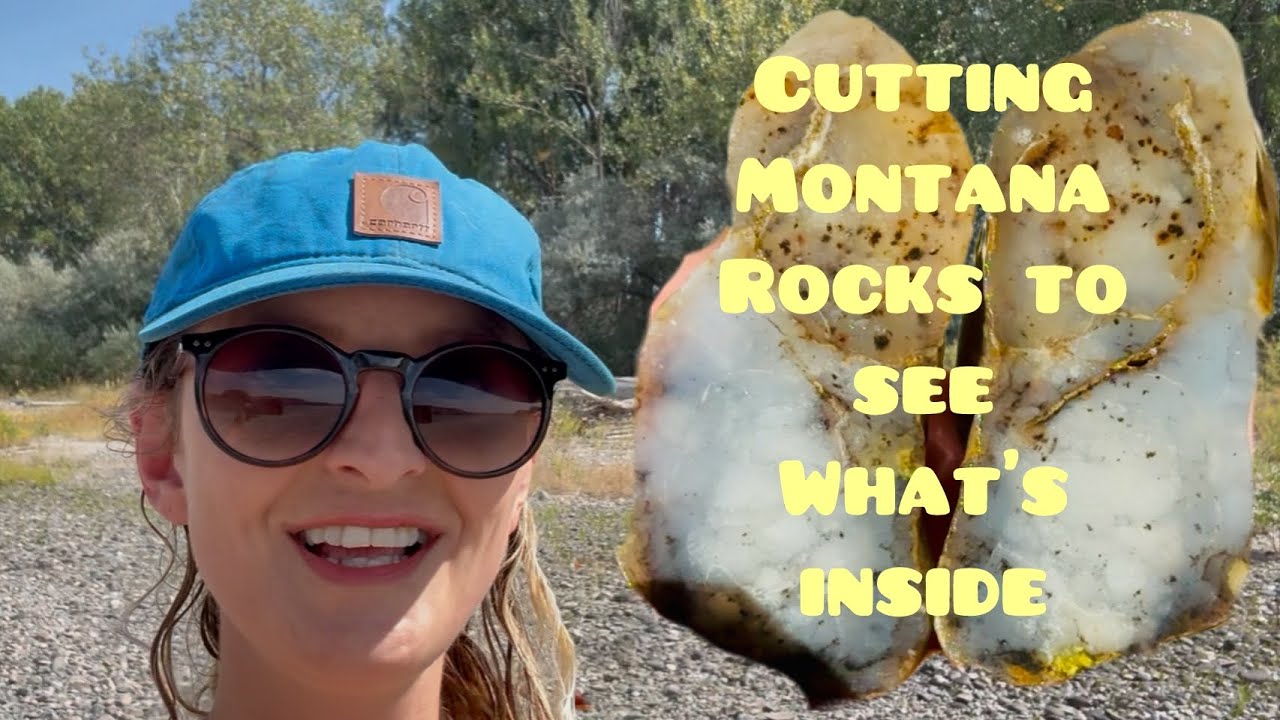 Cutting Open Montana Agates I Found On My Trip 🤩🎉