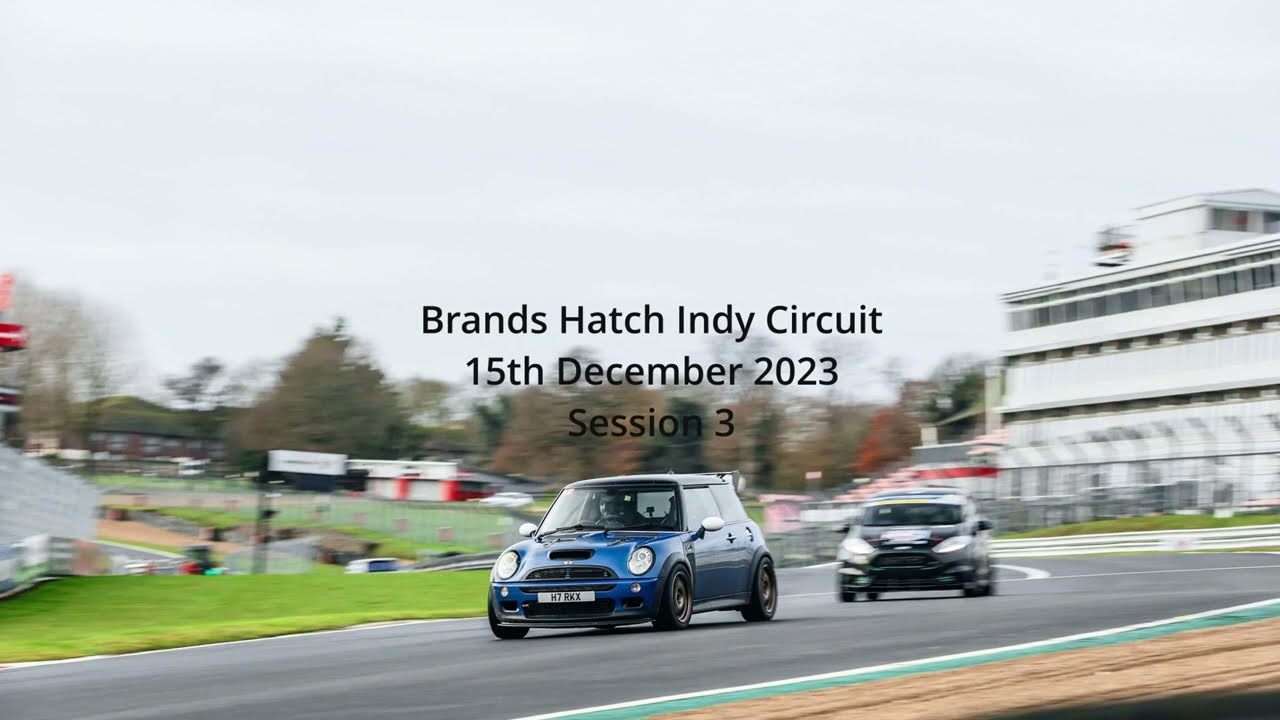 R53 Mini Cooper S Brands Hatch Indy Circuit 15/12/23 Session 3