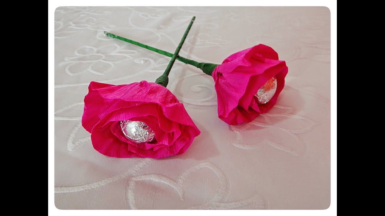 Rosa de bombom - Lembrancinha
