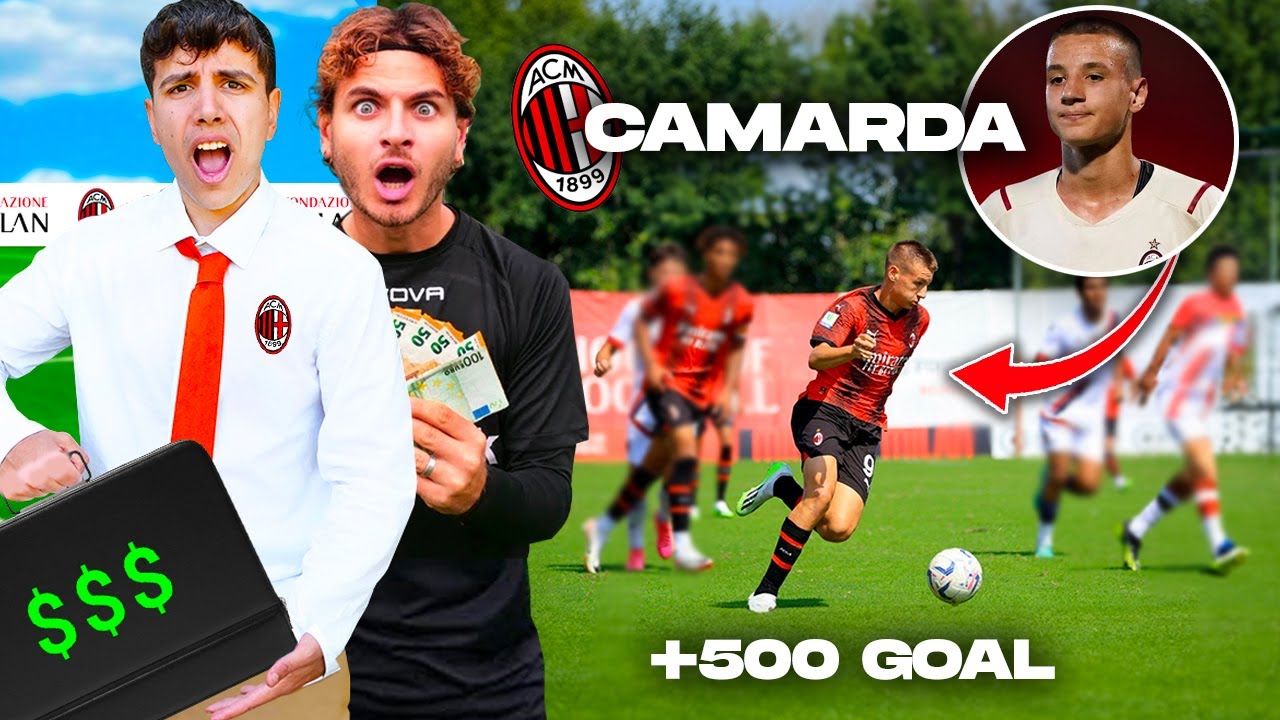 👶🏼⚽️HO OSSERVATO FRANCESCO CAMARDA (16 anni 500 goal) del MILAN U16...&egrave; davvero cos&igrave; forte?