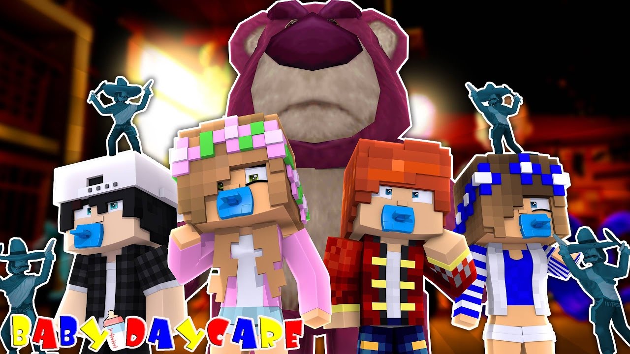 ЗЛЫЕ ИГРУШКИ ОЖИВАЮТ И НАПАДАЮТ НА НАС! Детский сад Minecraft с маленькими Келли и Карли, Рейвен ...