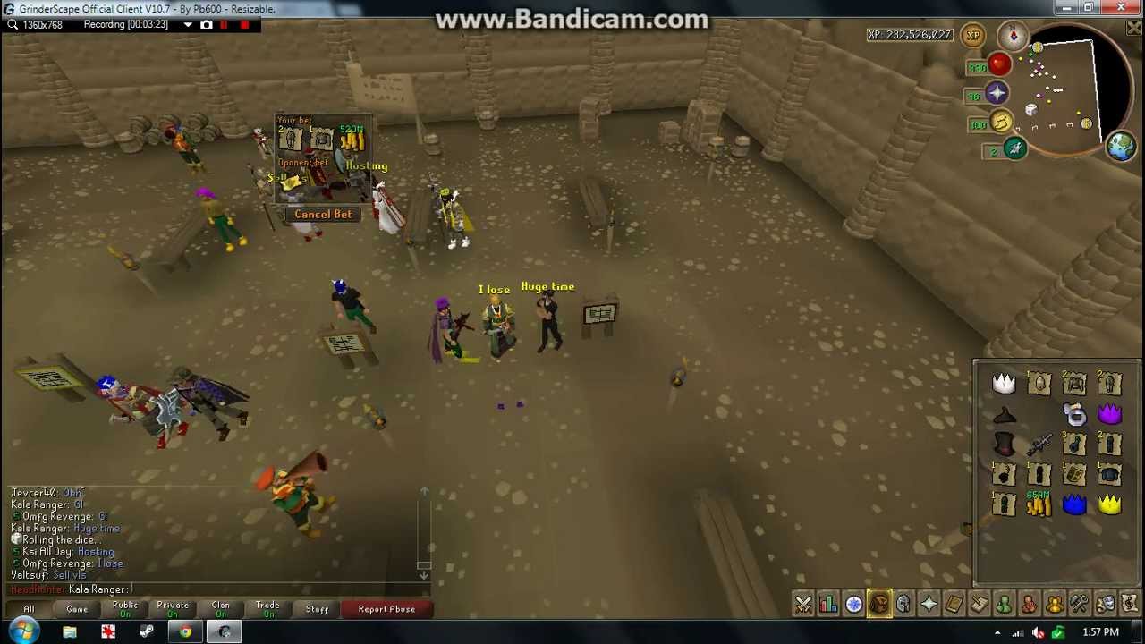 GrinderScape Big Dicing Bets