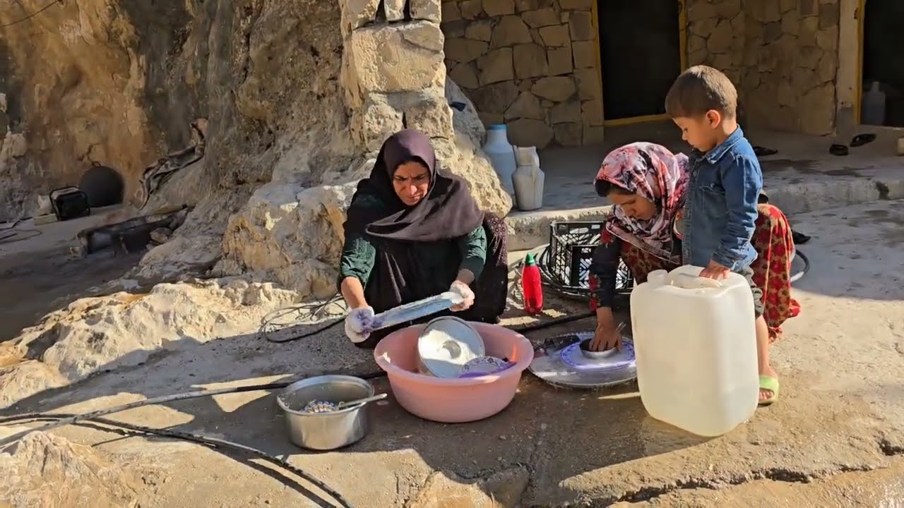How we brought water to a cave house in the heart of the mountain? A real experience of nomadic life