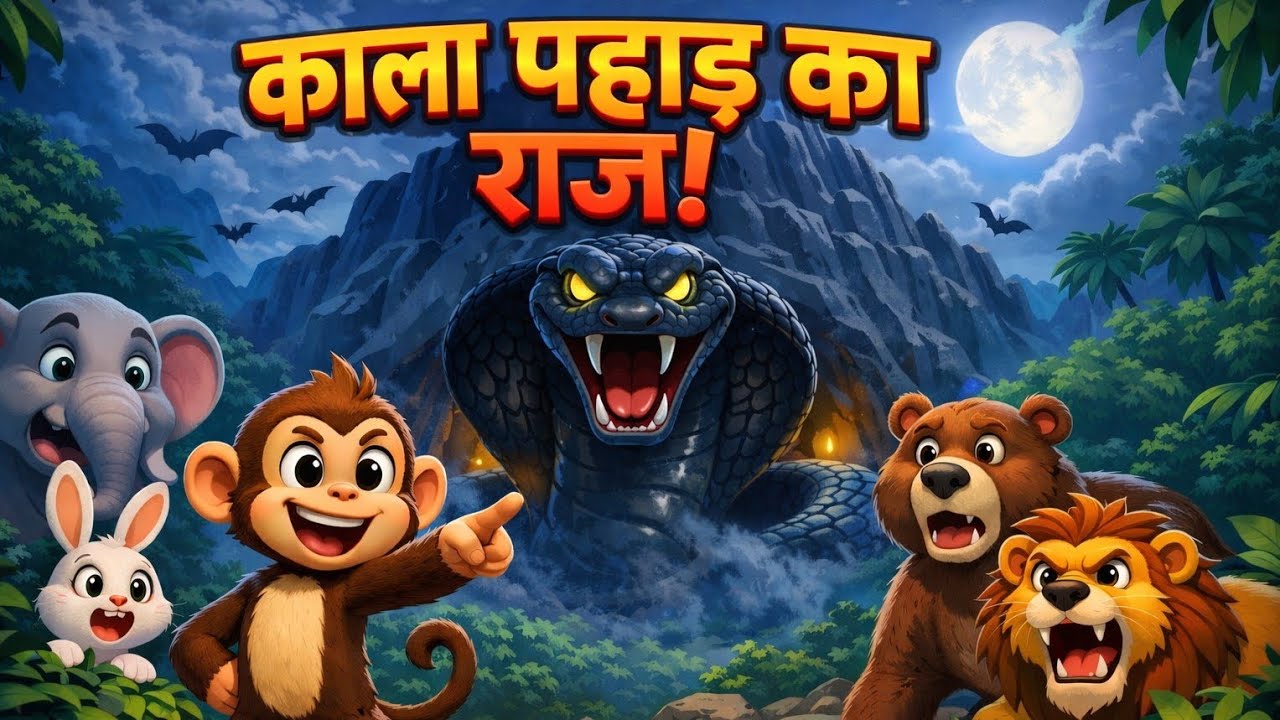 काला पहाड़ का राज़ | Jungle Mystery Story in Hindi | Moral Story #moralstory 