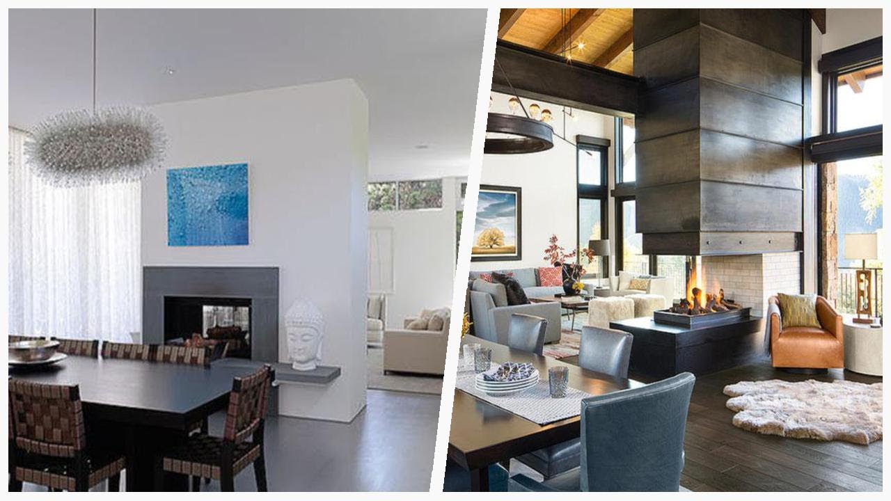 80 Stunning Great Room Design Ideas with Two-Sided Fireplaces
