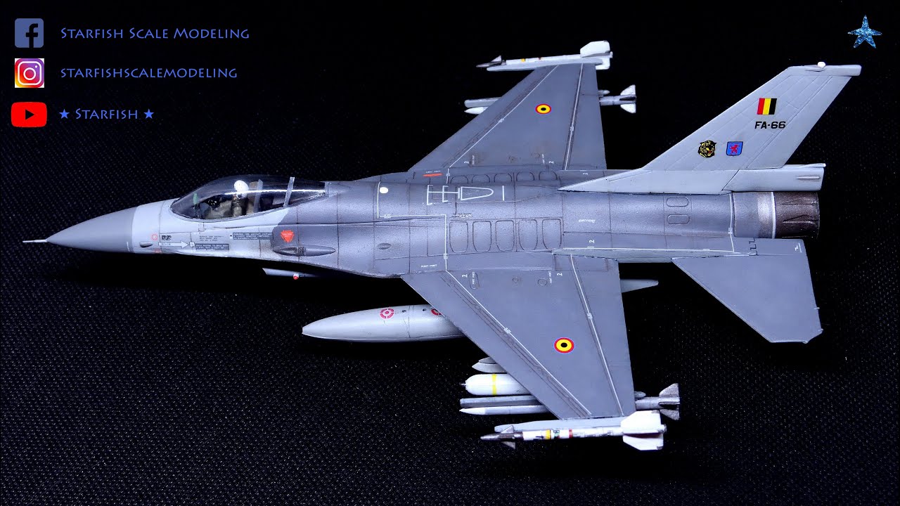 ITALERI F-16A Belgian Air Force 1/72 [Build Review]