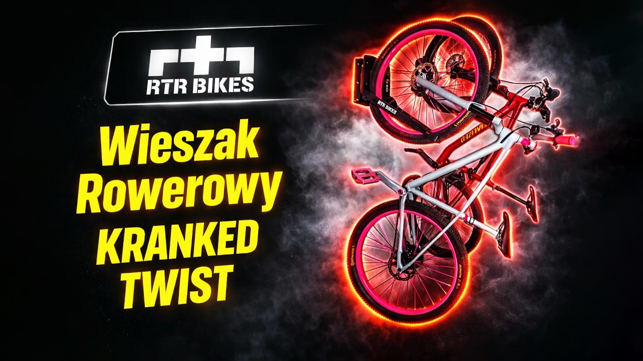 RTR BIKES KRANKED TWIST || Najlepszy Uchwyt / Wieszak Rowerowy Na Rynku !!!