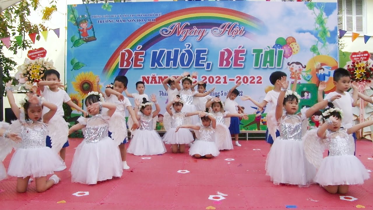 NGÀY HỘI BÉ KHỎE BÉ TÀI  - TRƯỜNG MẦM NON HOA MAI - HUẾ