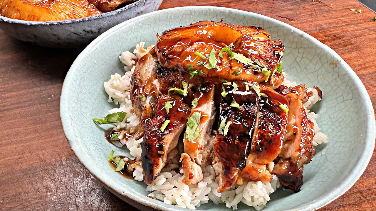 Teriyaki Pollo Fino mit gegrillter Ananas