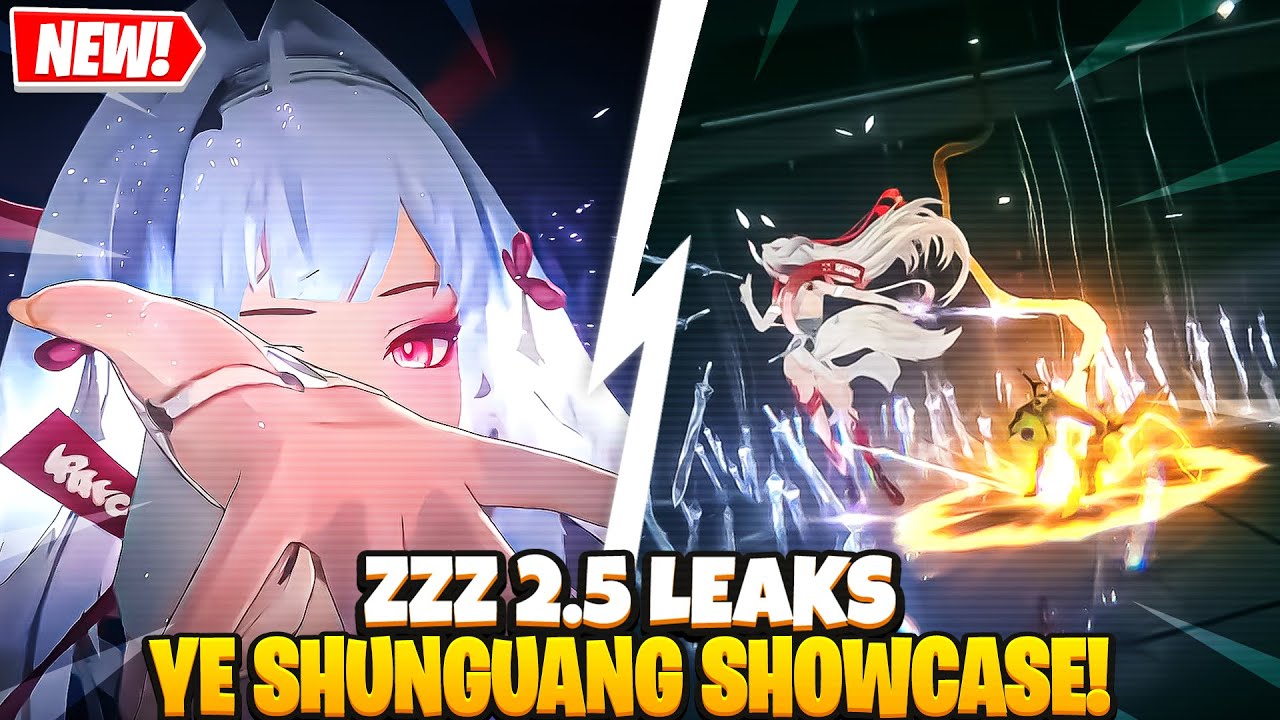 ZZZ Leak| Ye Shunguang Gameplay Animations, S-Rank| Zenless Zone Zero 2.5