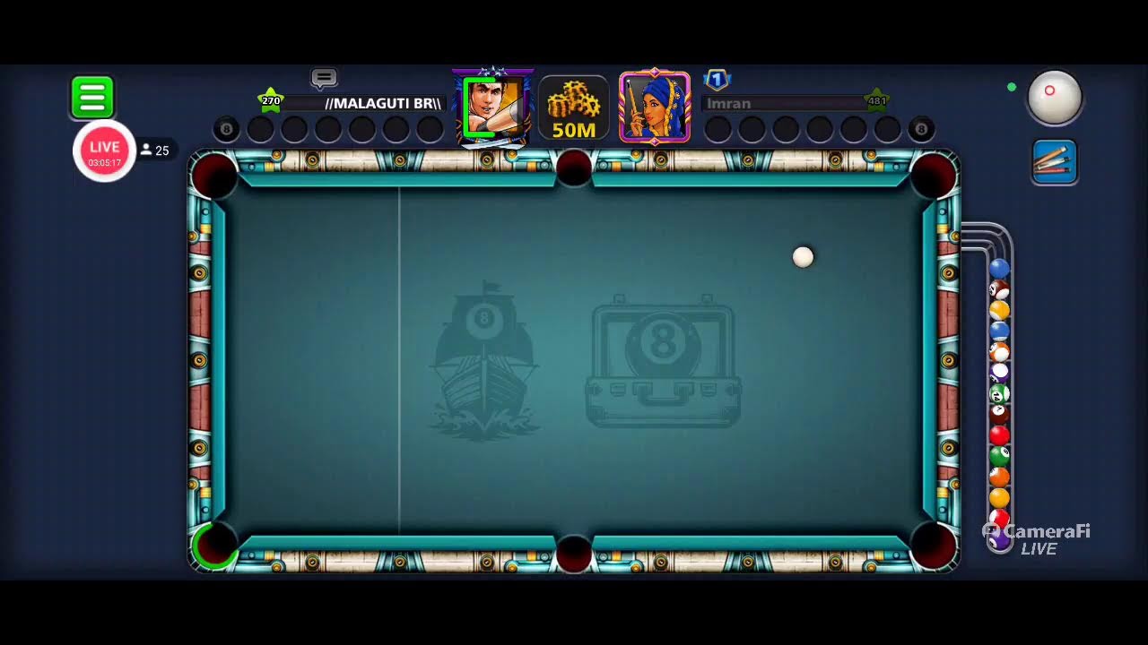 IRANILDO 8 BALL POOL AO VIVO