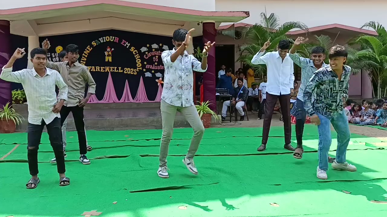 10th Class boys' dance performance 1.