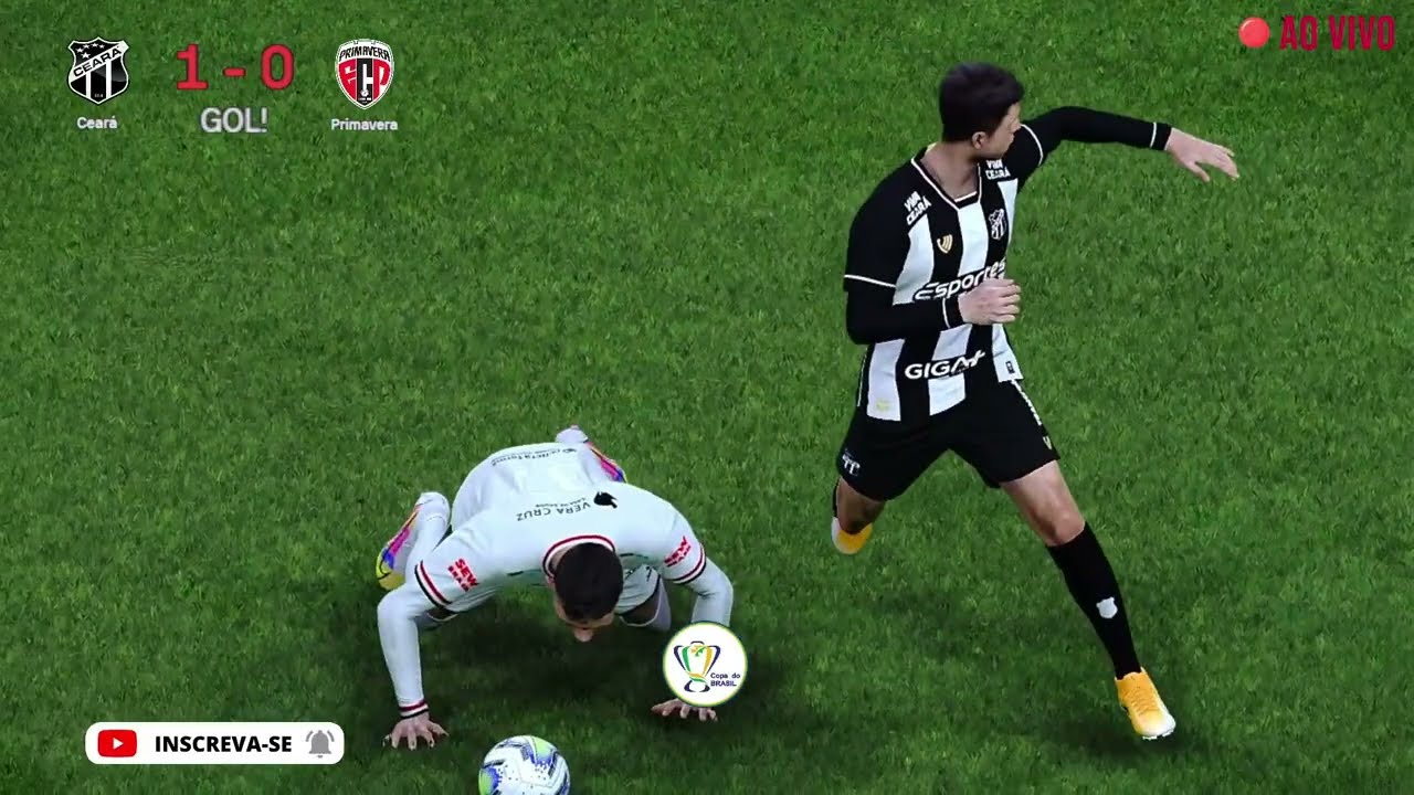 CEARÁ X PRIMAVERA | AO VIVO COM IMAGENS DA COPA DO BRASIL | ASSISTA AGORA | JOGO DE HOJE |DIRETO PES