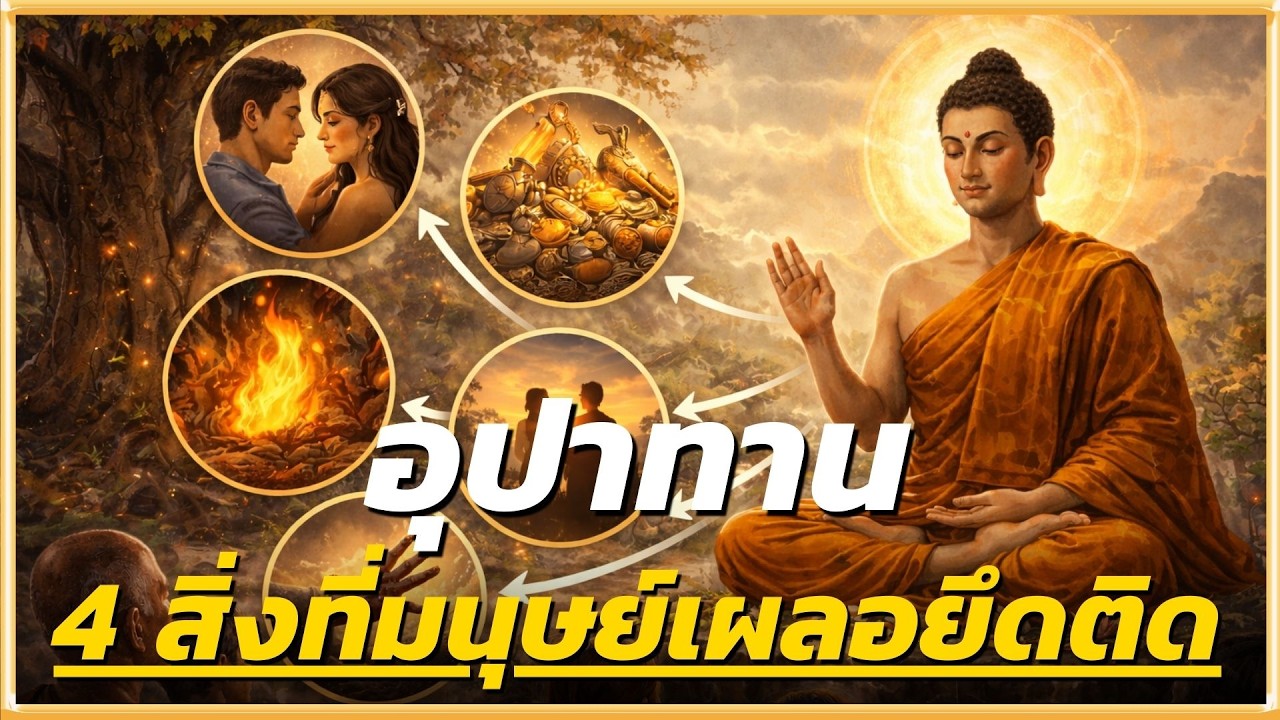 อุปาทาน ๔ สิ่งที่มนุษย์เผลอหลงและยึดติด l ปริศนาธรรม