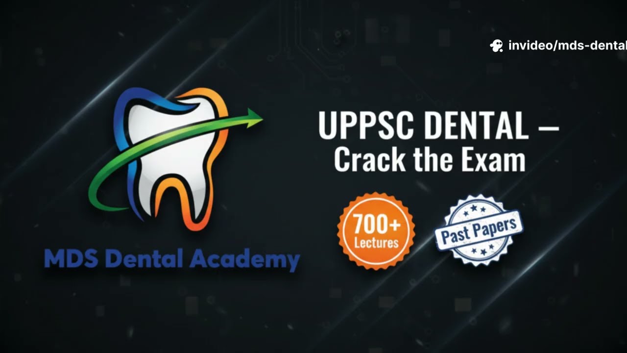 Курс подготовки к экзамену UPPSC по стоматологии и серия пробных тестов 