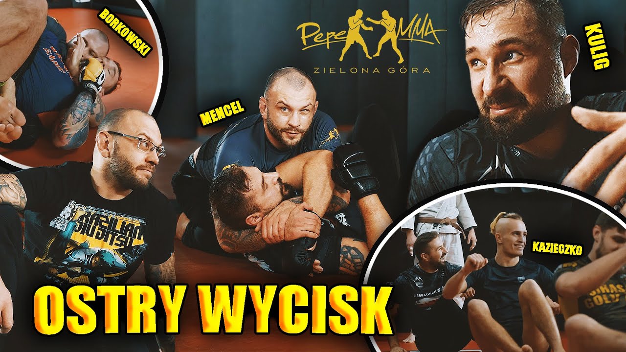 KUBA Z FANSPORTU Z KAMERĄ NA TRENINGU W PEPE MMA (MENCEL, KAZIECZKO, BORKOWSKI)