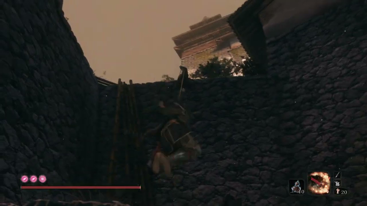 From Abandoned Dungeon Entrance to Ashina Castle Antechamber