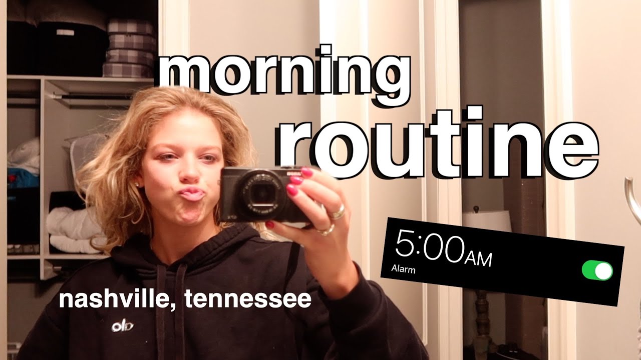 5AM morning routine in Nashville, Tennessee