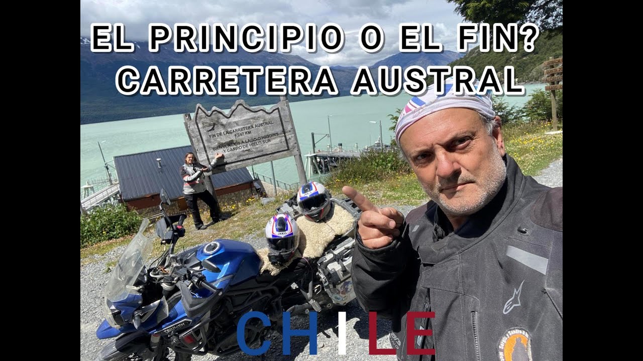 ¡Así es viajar por la Carretera Austral en moto!