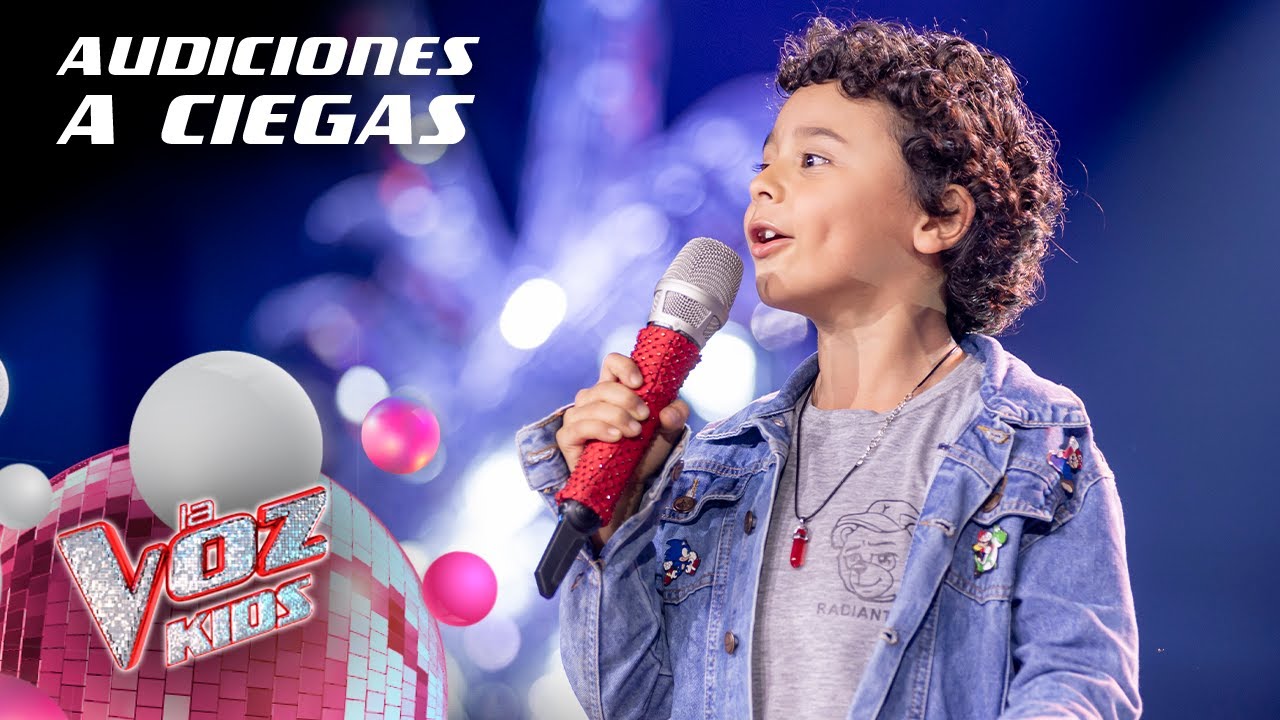 Samuel Santiago Linares canta 'Ella baila sola' - Audiciones a ciegas | La Voz Kids Colombia 2024