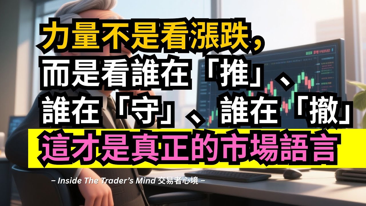 力量不是看漲跌，而是看誰在「推」、誰在「守」、誰在「撤」：這才是真正的市場語言