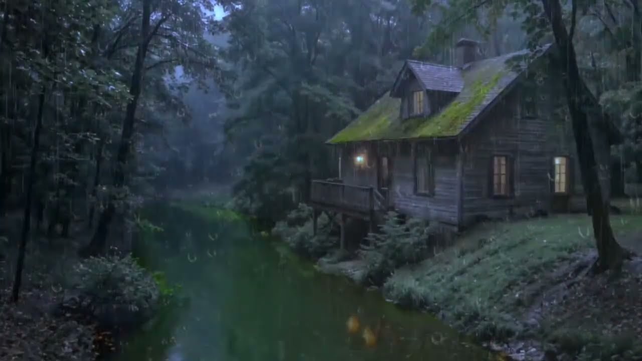 Close Your Eyes and Unwind | Relaxing Rain and Thunder for Anxiety Relief & Deep Sleep