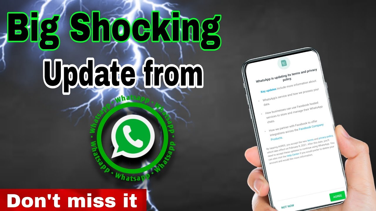 No whatsApp from 2021 february 8 if you..... || WhatsApp Latest policy in 2021