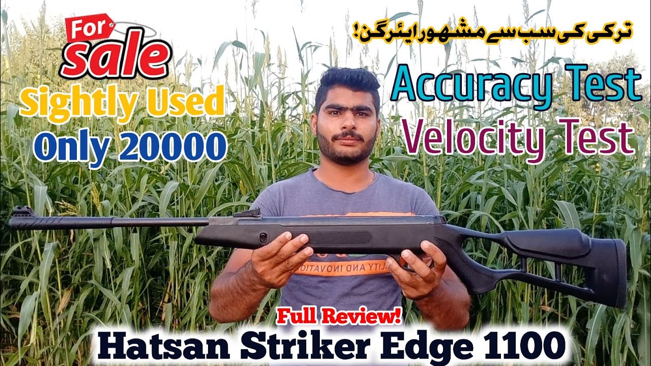 Hatsan Striker Edge 1100 5.5mm Full Review|Accuracy Test And Velocity Test|AirHunter PK