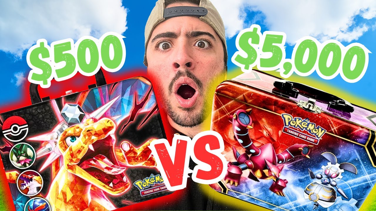 $500 vs $5000 Cajas Collector Chest Pokemon! (Locura)