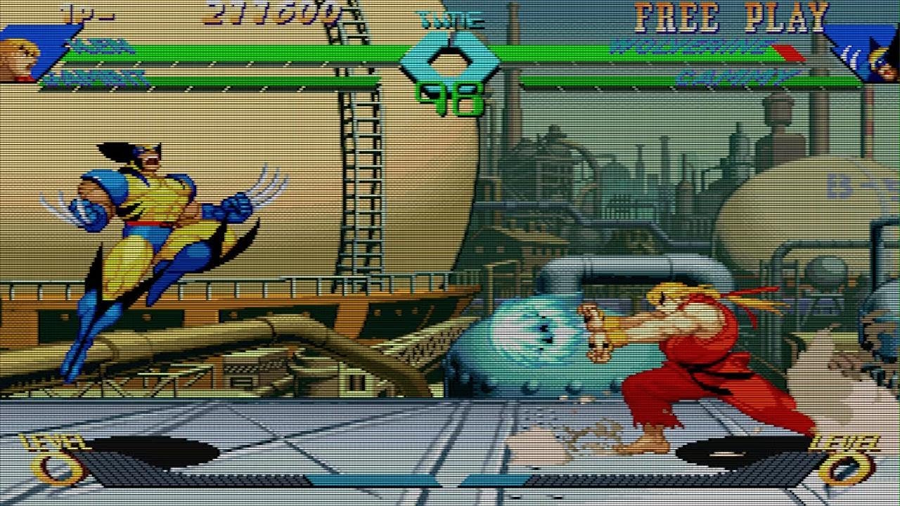Xmen vs Street Fighter Ken/Gambit Playthrough