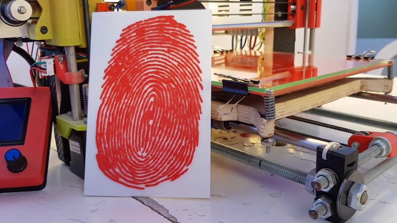3D Printing my FingerPrint - طبعت بصمة صباعي