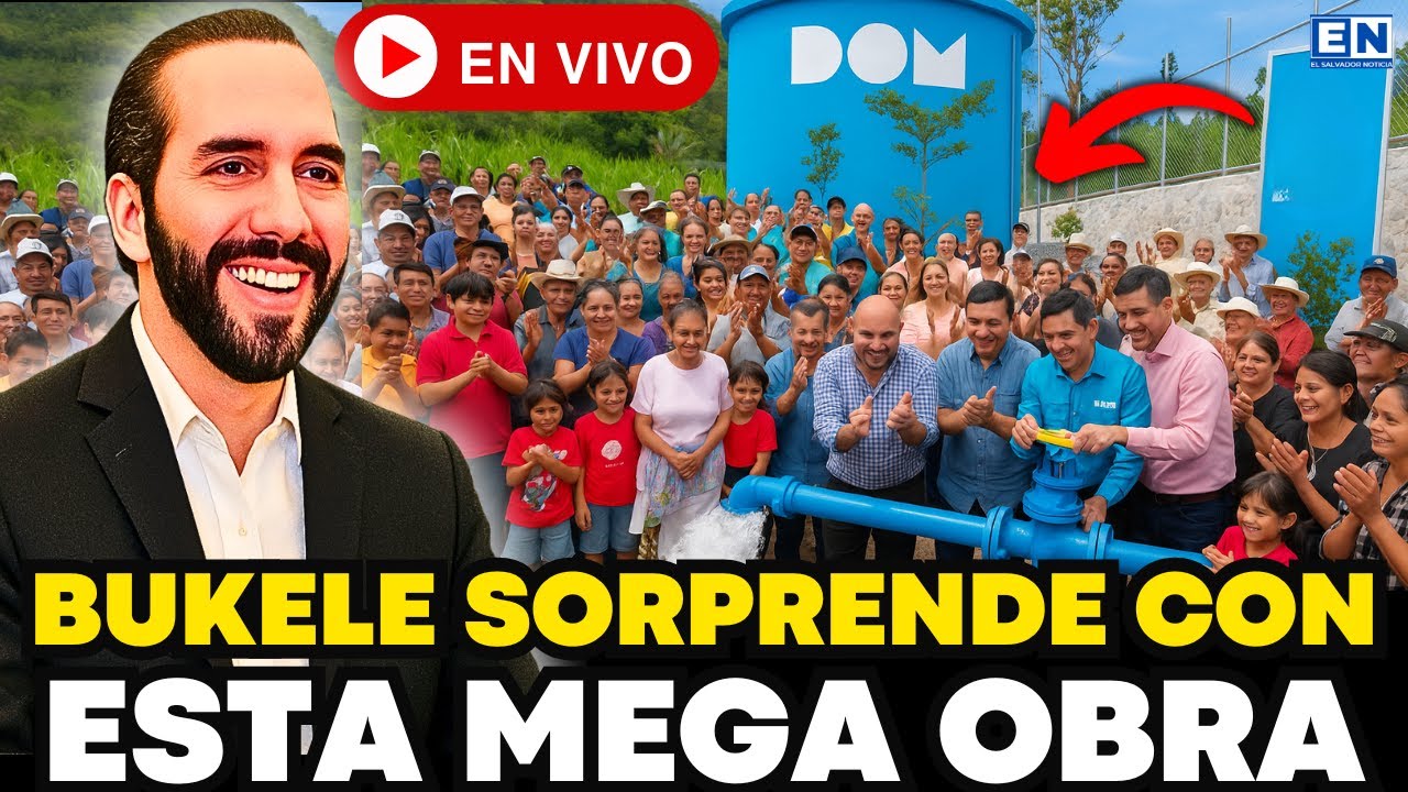 BUKELE SORPRENDE CON ESTA MEGA OBRA EN EL SALVADOR