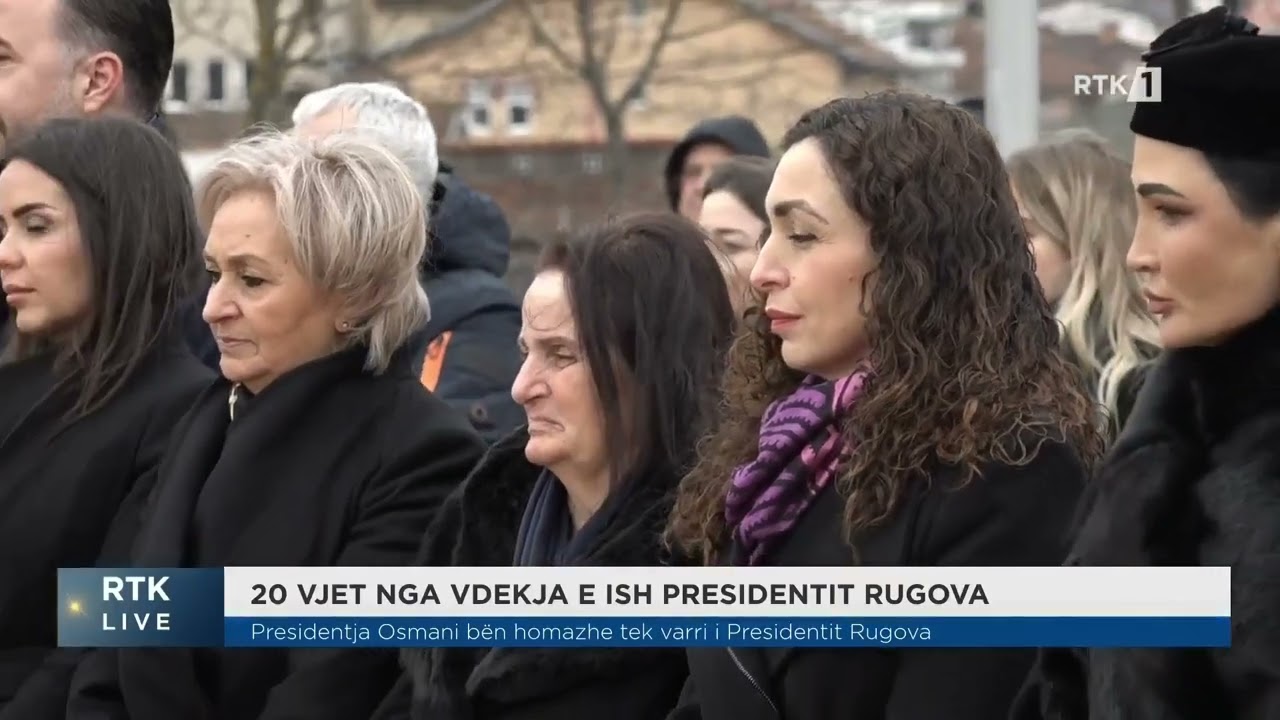 Homazhe tek varri i Presidentit Rugova, në 20-vjetorin e vdekjes së tij 21.01.2026