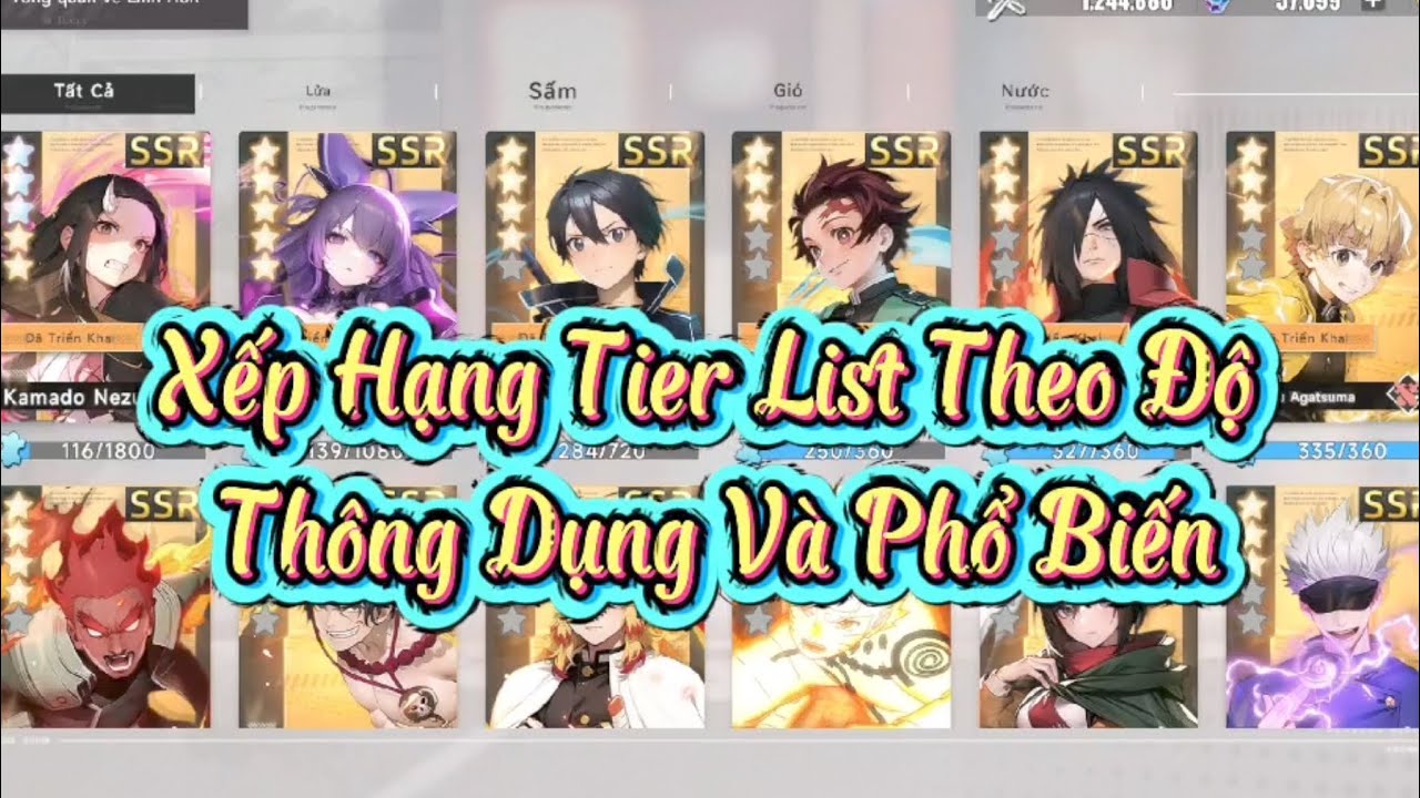 Triệu Hồi Anh Hùng #6 : Tier List Dựa Trên Thực Chiến, Không Chia Rank Và Mạnh Yếu Do Người Chơi