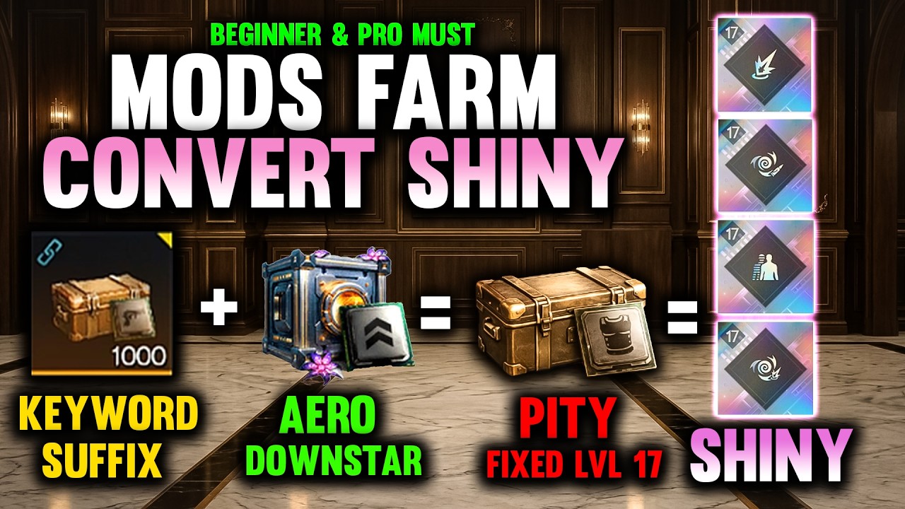 HOW TO CONVERT SHINY & PITY MODS FARM ALL METHOD REVIEW ( BEGINNER & PRO ) YOU NEED!! - ONCE HUMAN