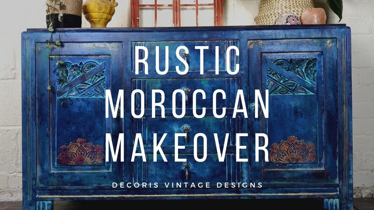 Rustic Moroccan Makeover | Furniture Painting Tutorial