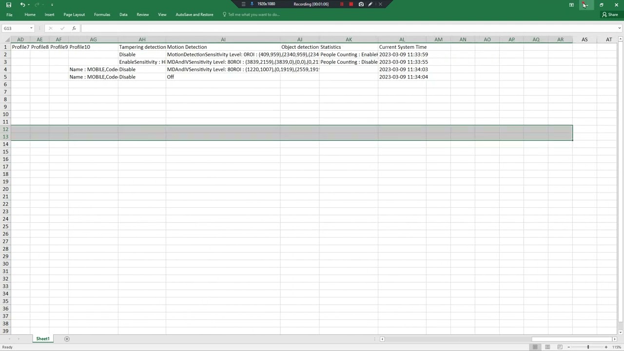 How to take Camera Report from Wisenet device Manager